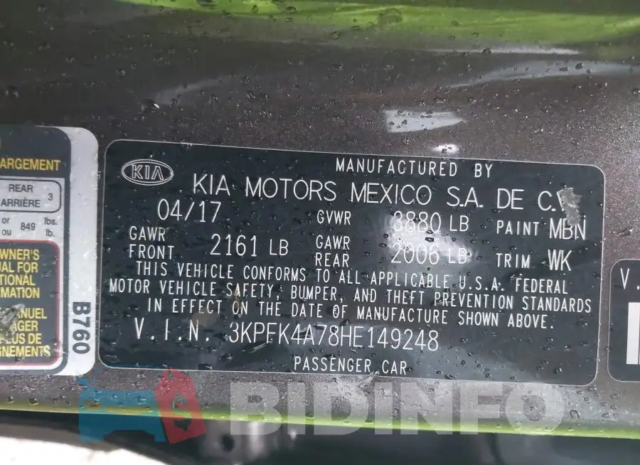 3KPFK4A78HE149248 Photo# 9