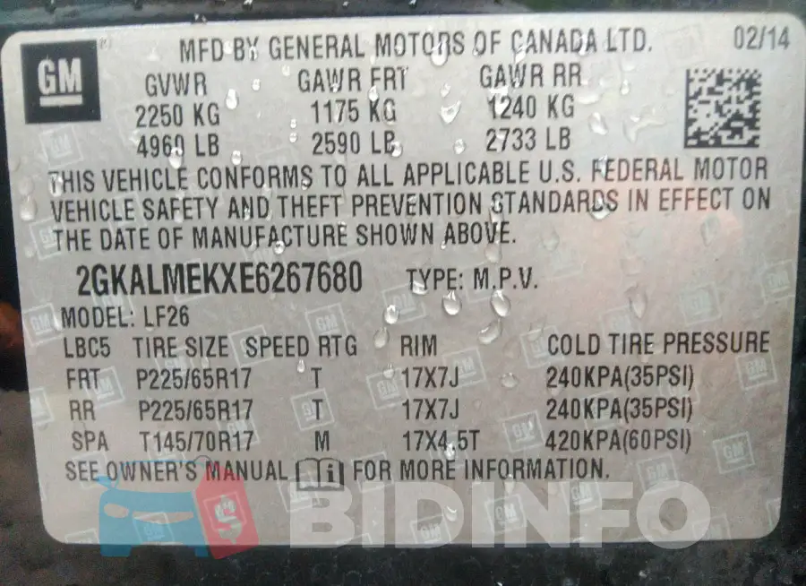 2GKALMEKXE6267680 Photo# 9