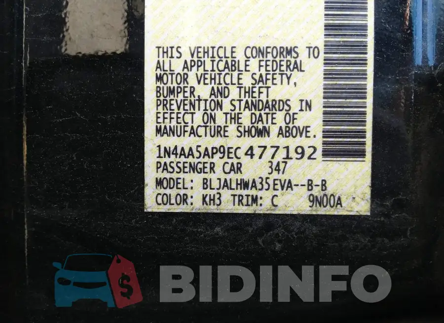 1N4AA5AP9EC477192 Photo# 9