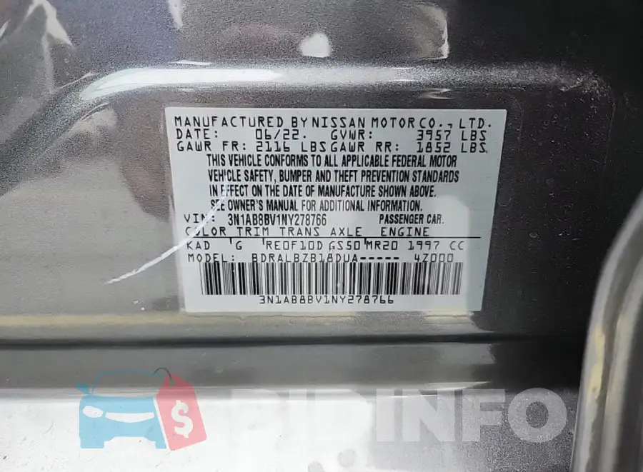 3N1AB8BV1NY278766 Photo# 8