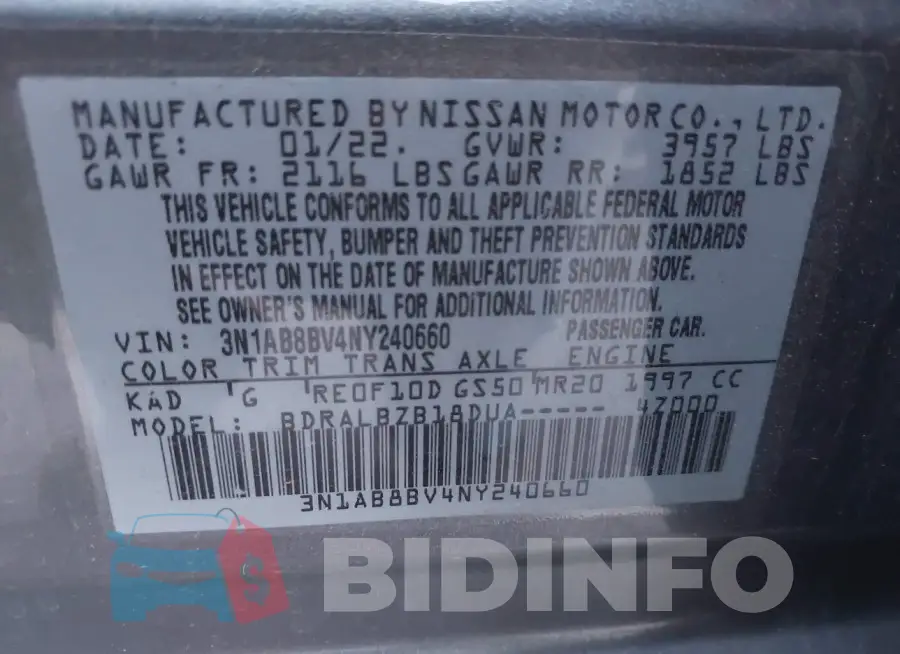 3N1AB8BV4NY240660 Photo# 9