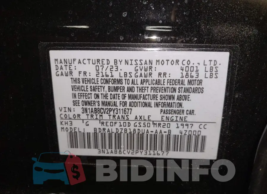 3N1AB8CV2PY311677 Photo# 9