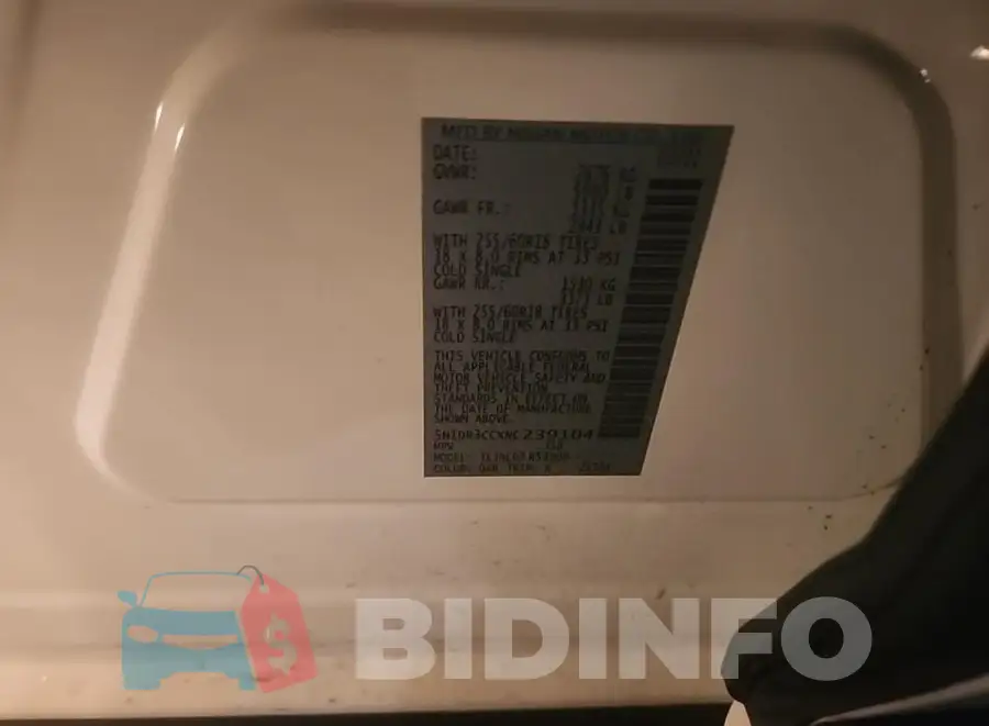 5N1DR3CCXNC239104 Photo# 8