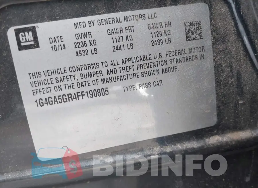 1G4GA5GR4FF190805 Photo# 9