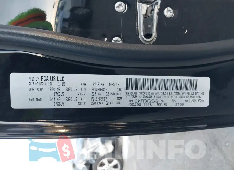 1C4NJPFB4FD263422 Photo# 9