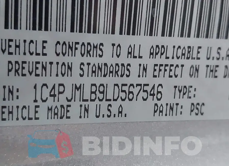 1C4PJMLB9LD567546 Photo# 9