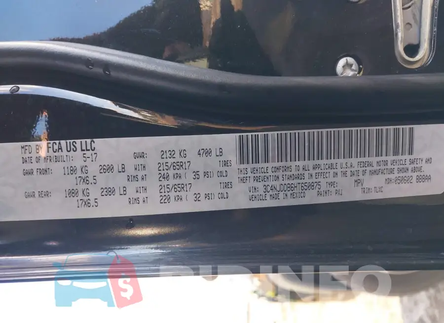 3C4NJDDB6HT650875 Photo# 9
