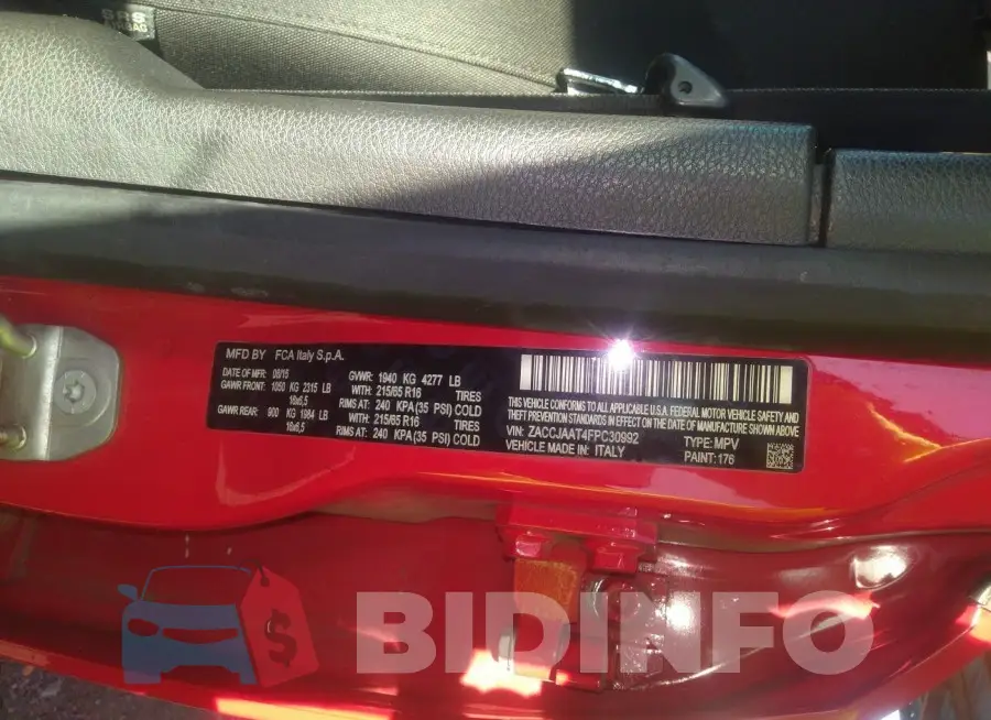 ZACCJAAT4FPC30992 Photo# 9