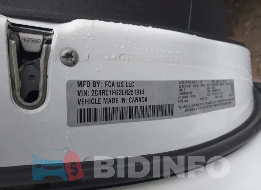 2C4RC1FG2LR251914 Photo# 9