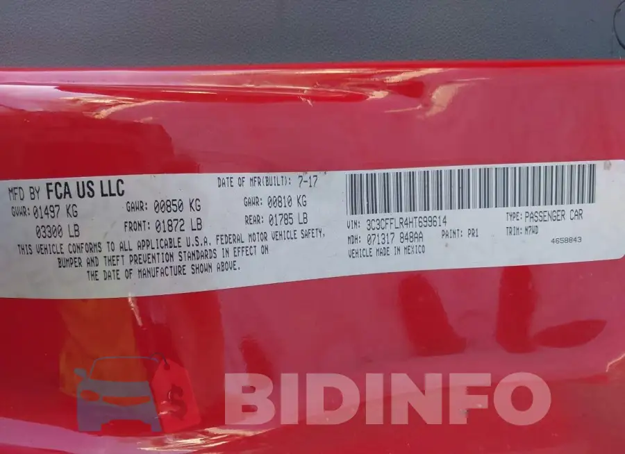 3C3CFFLR4HT699614 Photo# 9