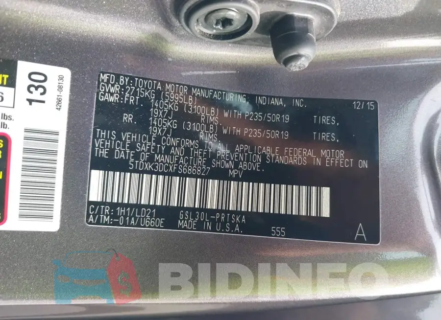 5TDXK3DCXFS686827 Photo# 9