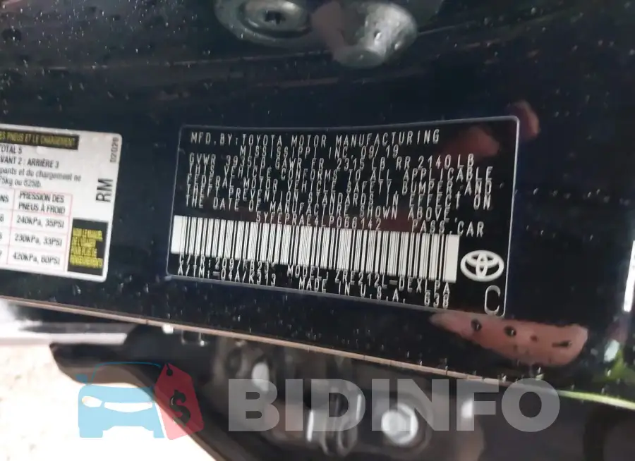 5YFEPRAE4LP066142 Photo# 9