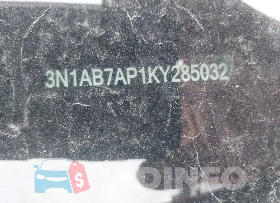 3N1AB7AP1KY285032 Photo# 9