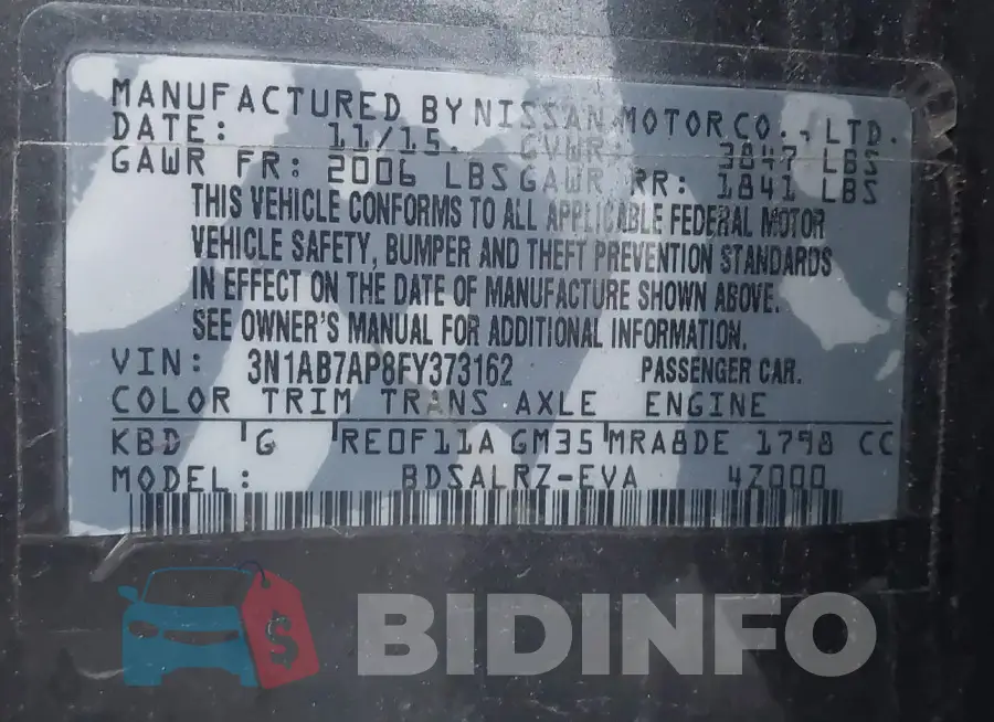 3N1AB7AP8FY373162 Photo# 9