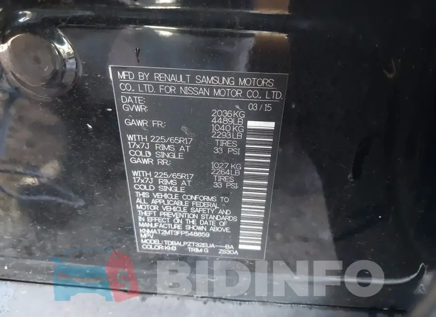 KNMAT2MT3FP548859 Photo# 9