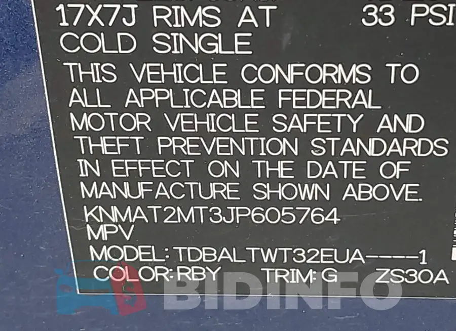 KNMAT2MT3JP605764 Photo# 9
