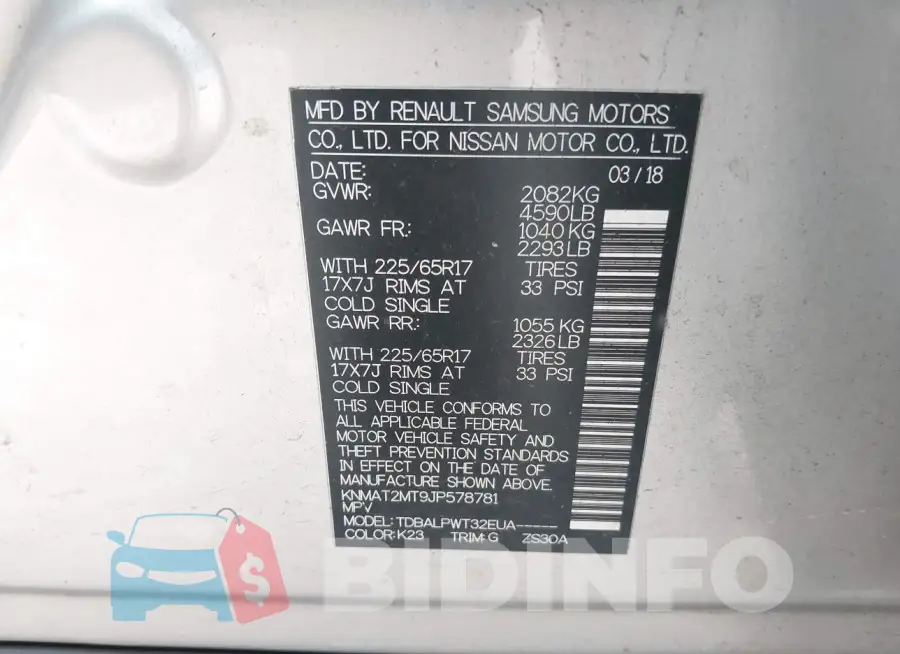 KNMAT2MT9JP578781 Photo# 9