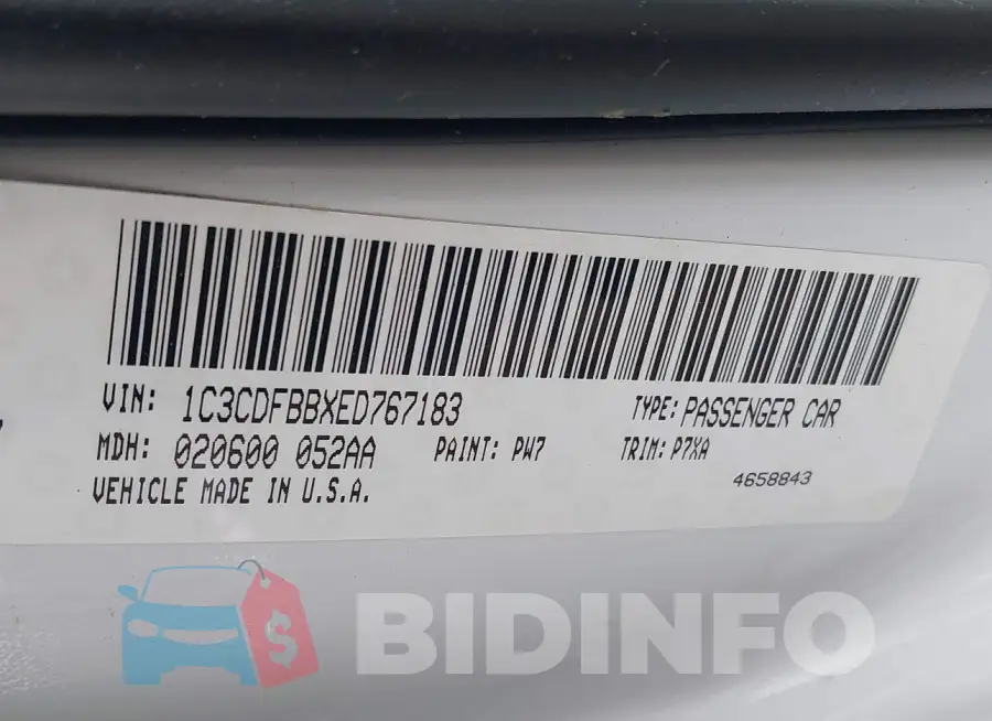 1C3CDFBBXED767183 Photo# 9