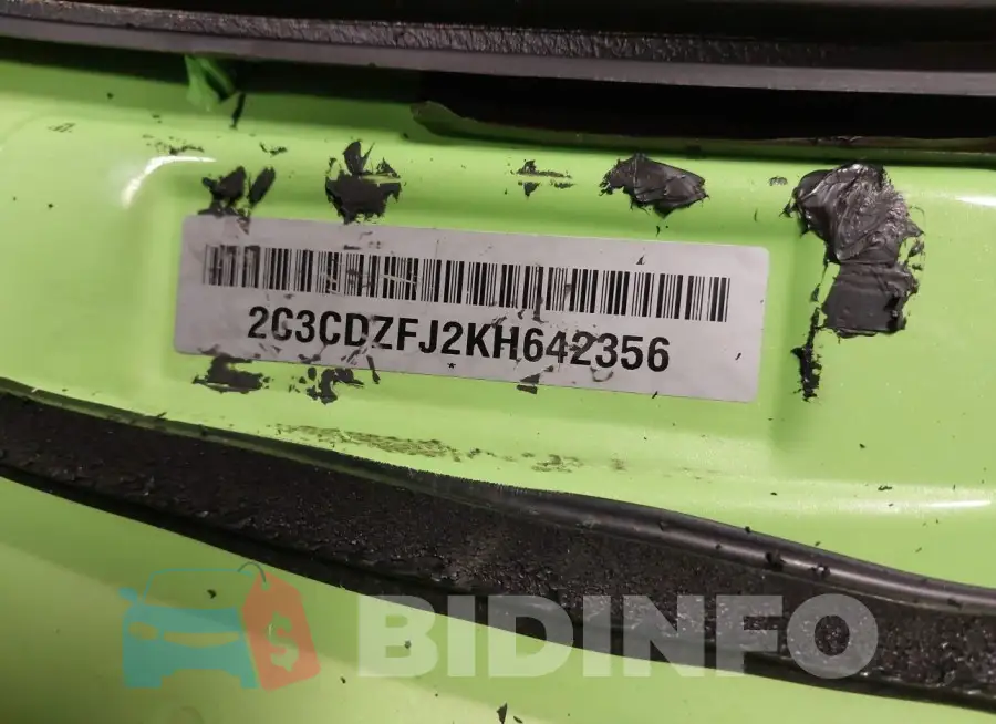 2C3CDZFJ2KH642356 Photo# 9