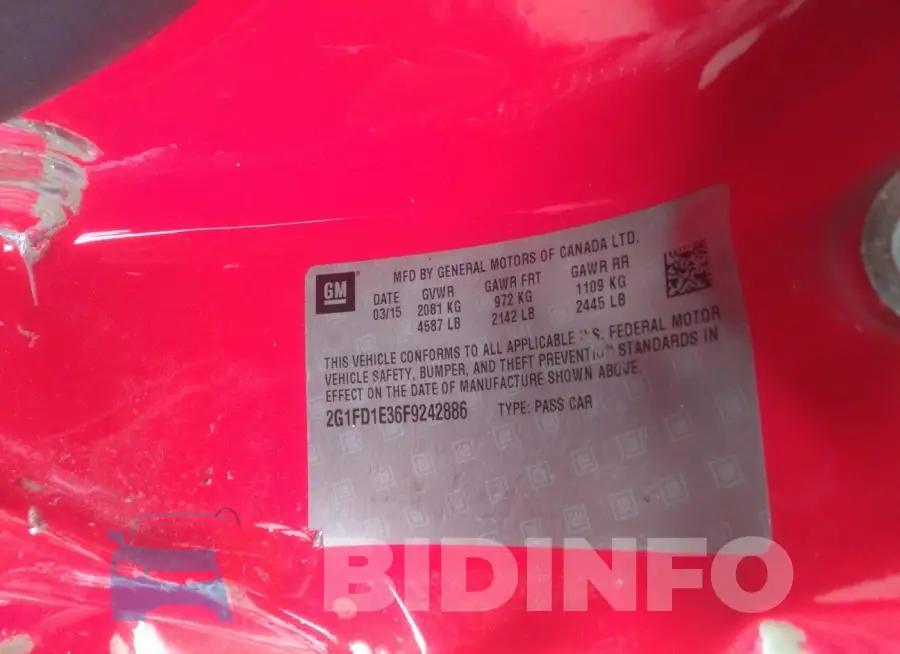 2G1FD1E36F9242886 Photo# 9