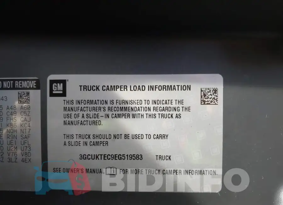 3GCUKTEC9EG519583 Photo# 9