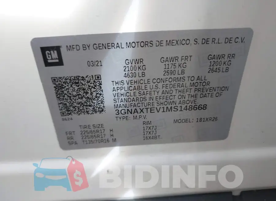 3GNAXTEV1MS148668 Photo# 9