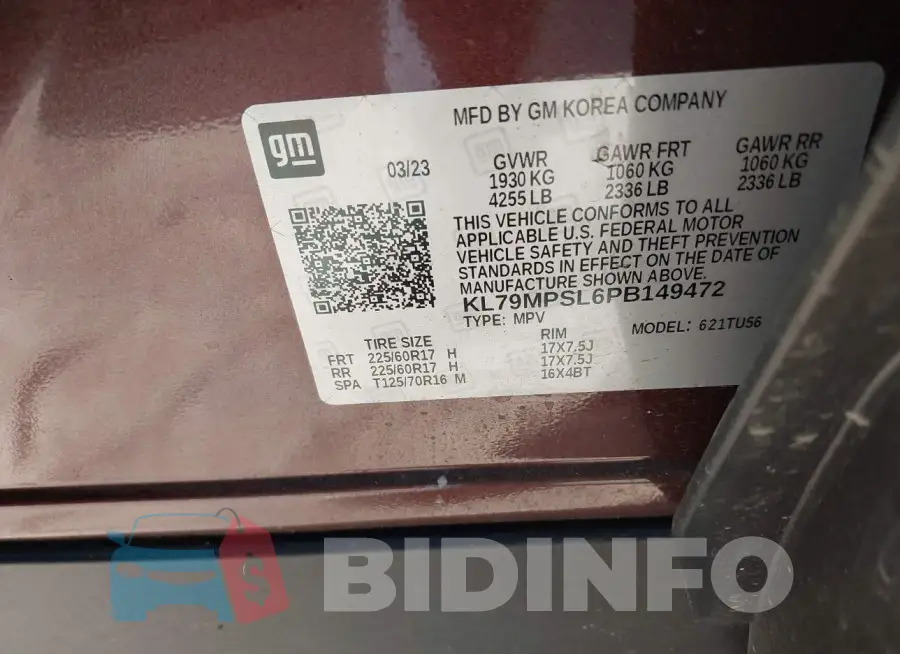 KL79MPSL6PB149472 Photo# 9