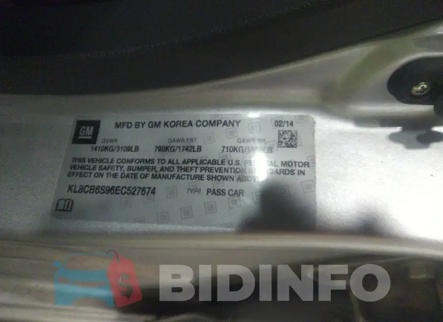 KL8CB6S96EC527674 Photo# 9