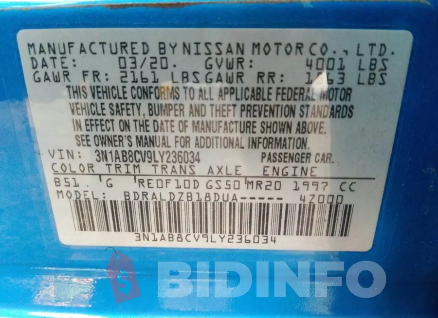 3N1AB8CV9LY236034 Photo# 9