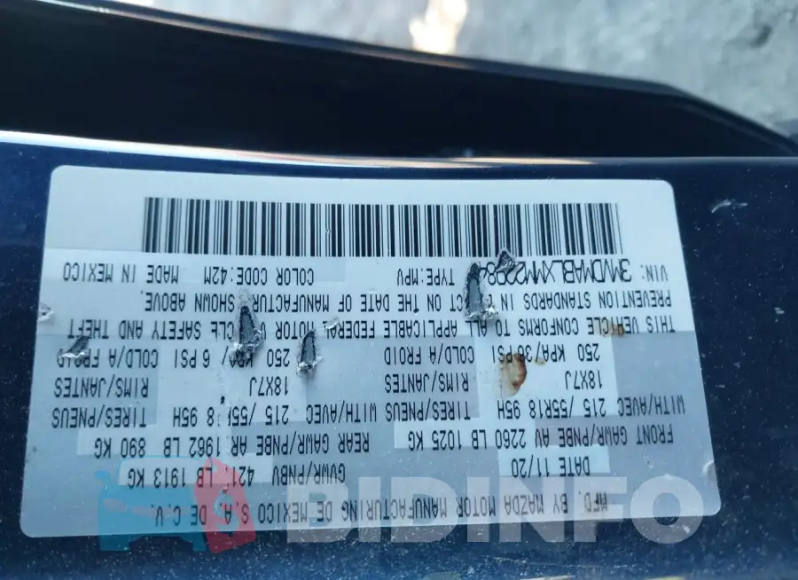 3MVDMABLXMM229841 Photo# 9