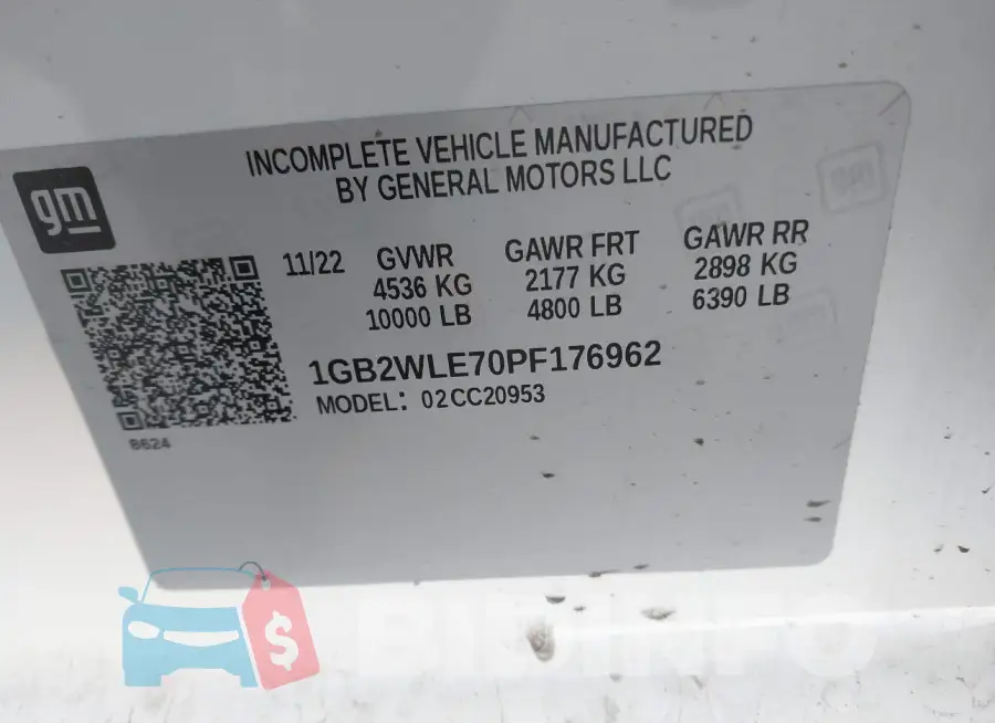 1GB2WLE70PF176962 Photo# 9