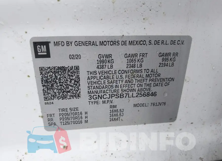 3GNCJPSB7LL256846 Photo# 9