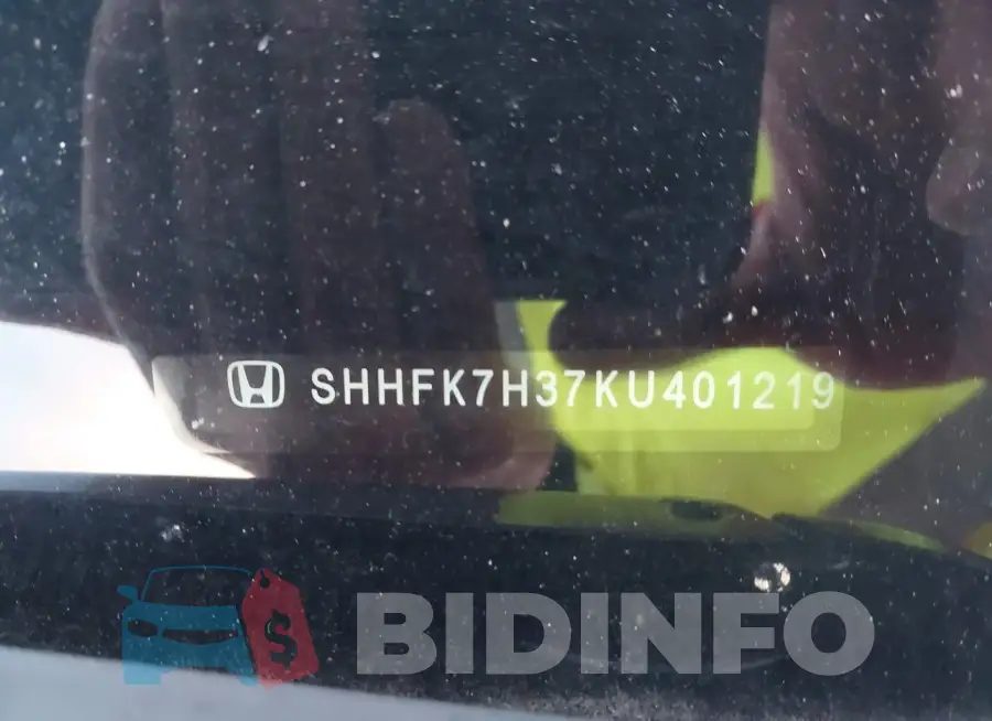 SHHFK7H37KU401219 Photo# 9