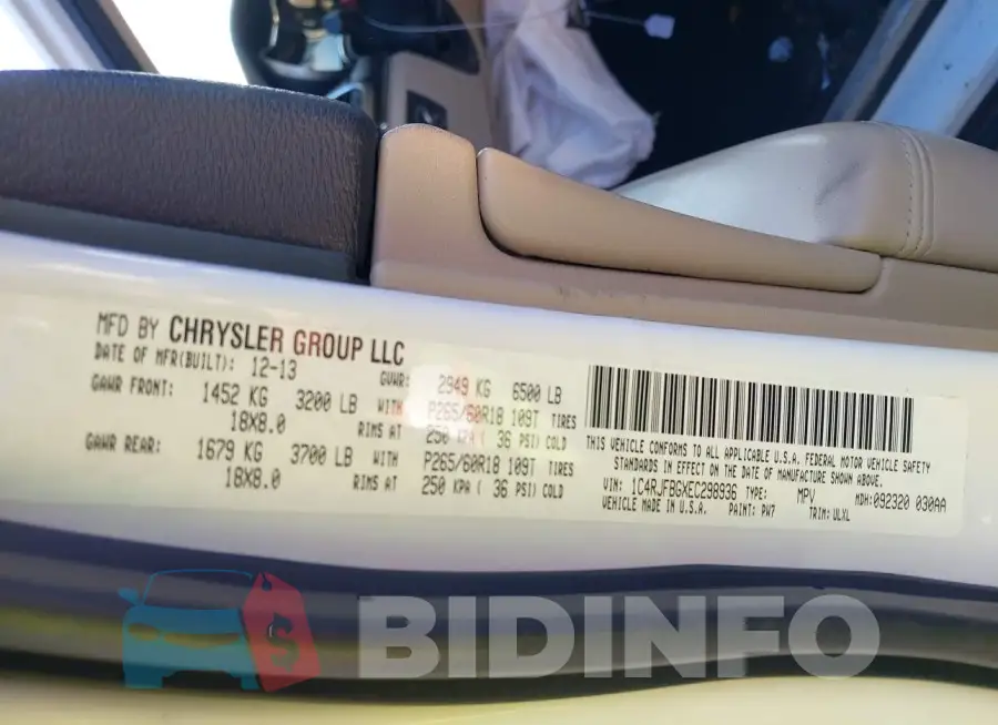 1C4RJFBGXEC298936 Photo# 9