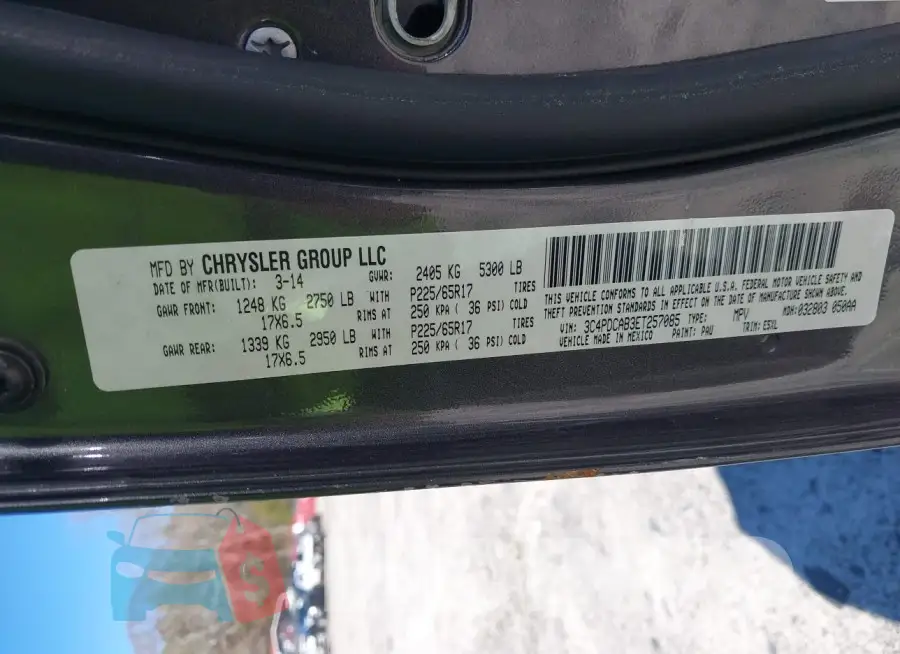 3C4PDCAB3ET257085 Photo# 9