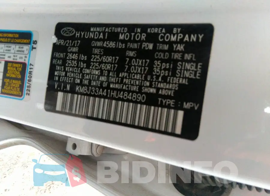 KM8J33A41HU484890 Photo# 9