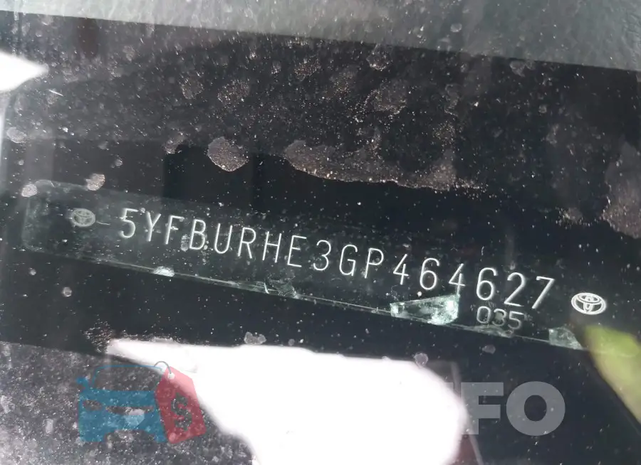 5YFBURHE3GP464627 Photo# 9