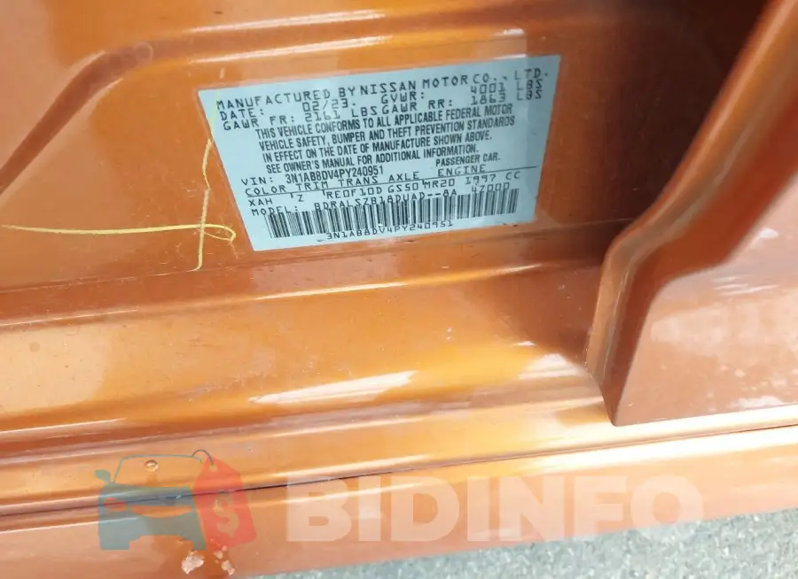 3N1AB8DV4PY240951 Photo# 9