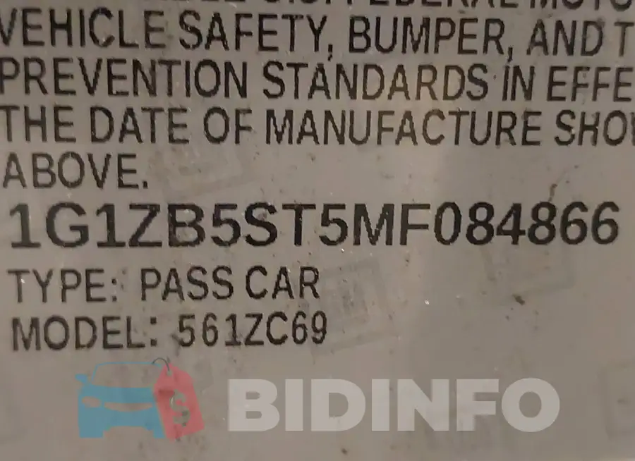 1G1ZB5ST5MF084866 Photo# 9