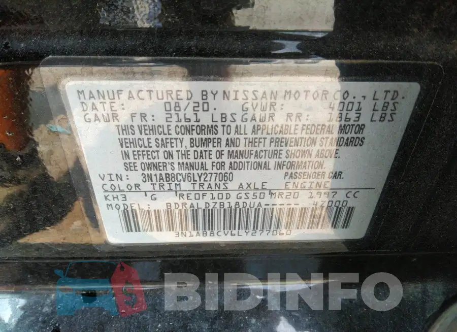 3N1AB8CV6LY277060 Photo# 9