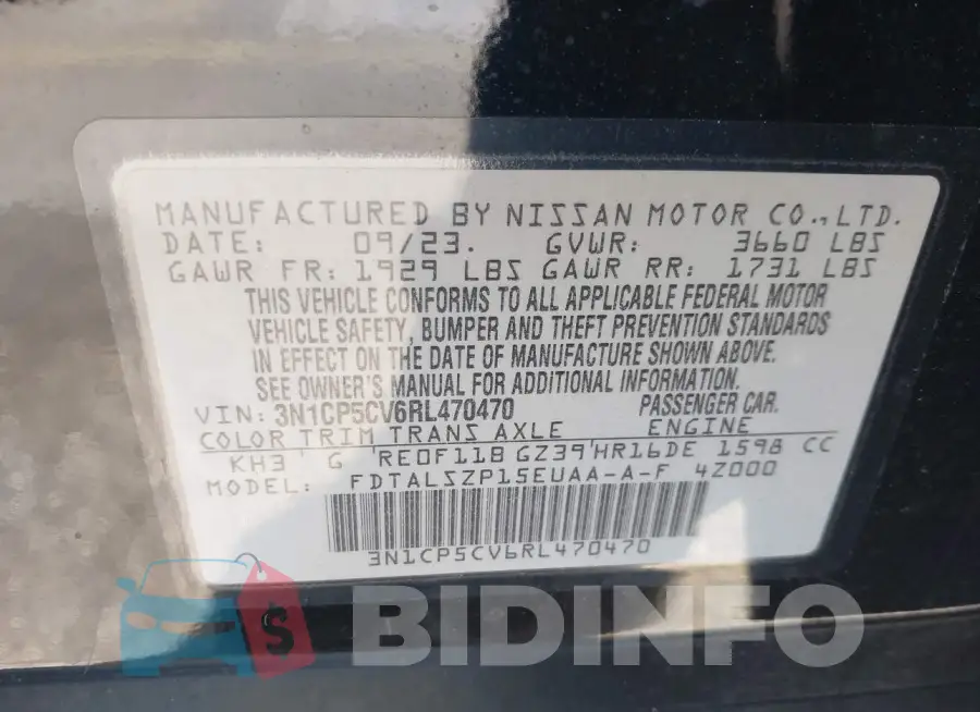 3N1CP5CV6RL470470 Photo# 9