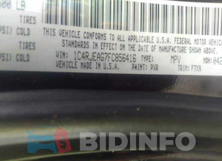 1C4RJEAG7FC856416 Photo# 9