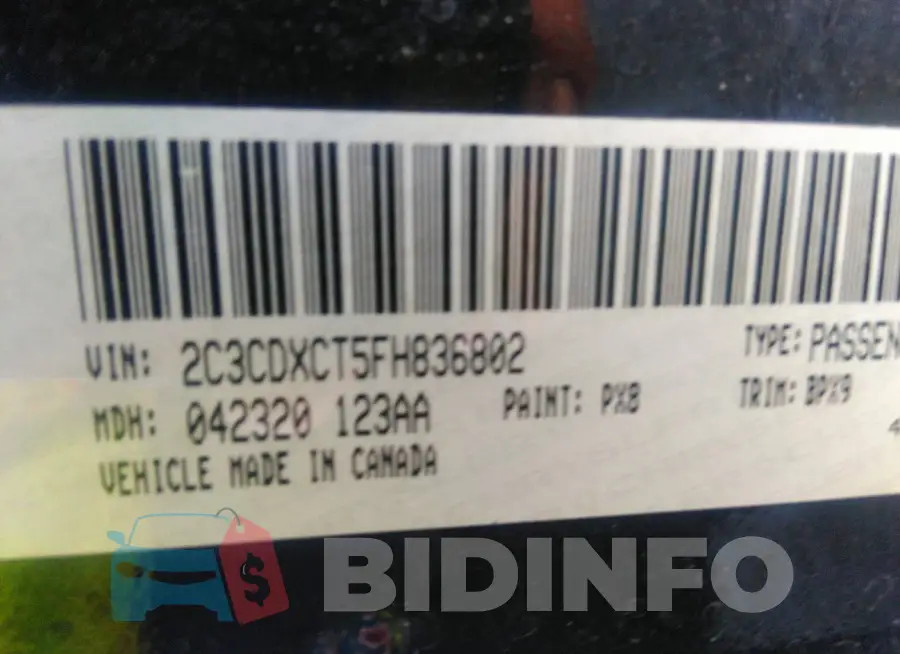 2C3CDXCT5FH836802 Photo# 9