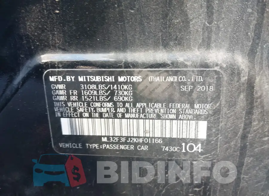 ML32F3FJ2KHF01166 Photo# 9