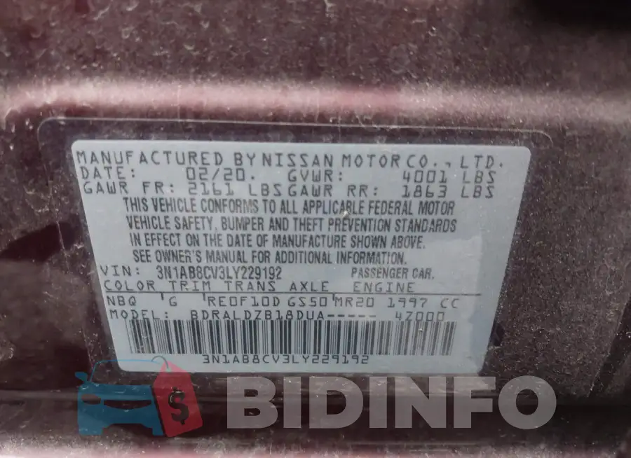3N1AB8CV3LY229192 Photo# 9