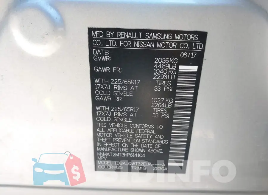 KNMAT2MT3HP614104 Photo# 9