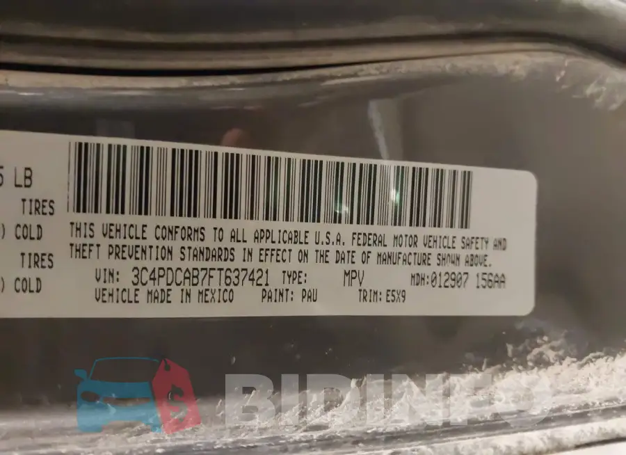 3C4PDCAB4GT212028 Photo# 9