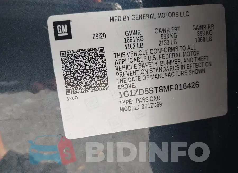 1G1ZD5ST8MF016426 Photo# 9
