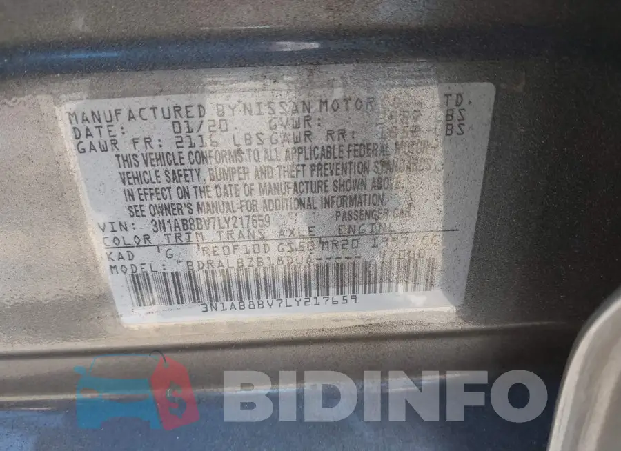 3N1AB8BV7LY217659 Photo# 9