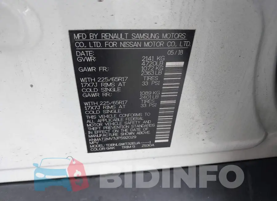 KNMAT2MV3JP592029 Photo# 9